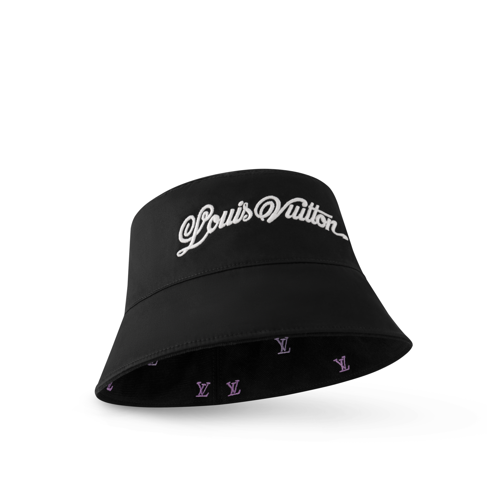 LV Blason Shading Denim Reversible Bucket Hat S00 - Accessories